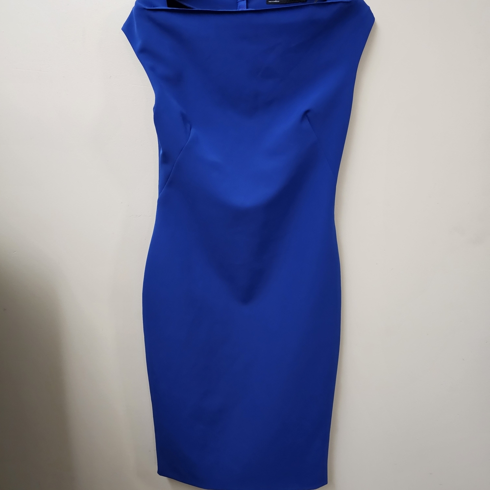 Zara Strapless Royal Blue Dress
